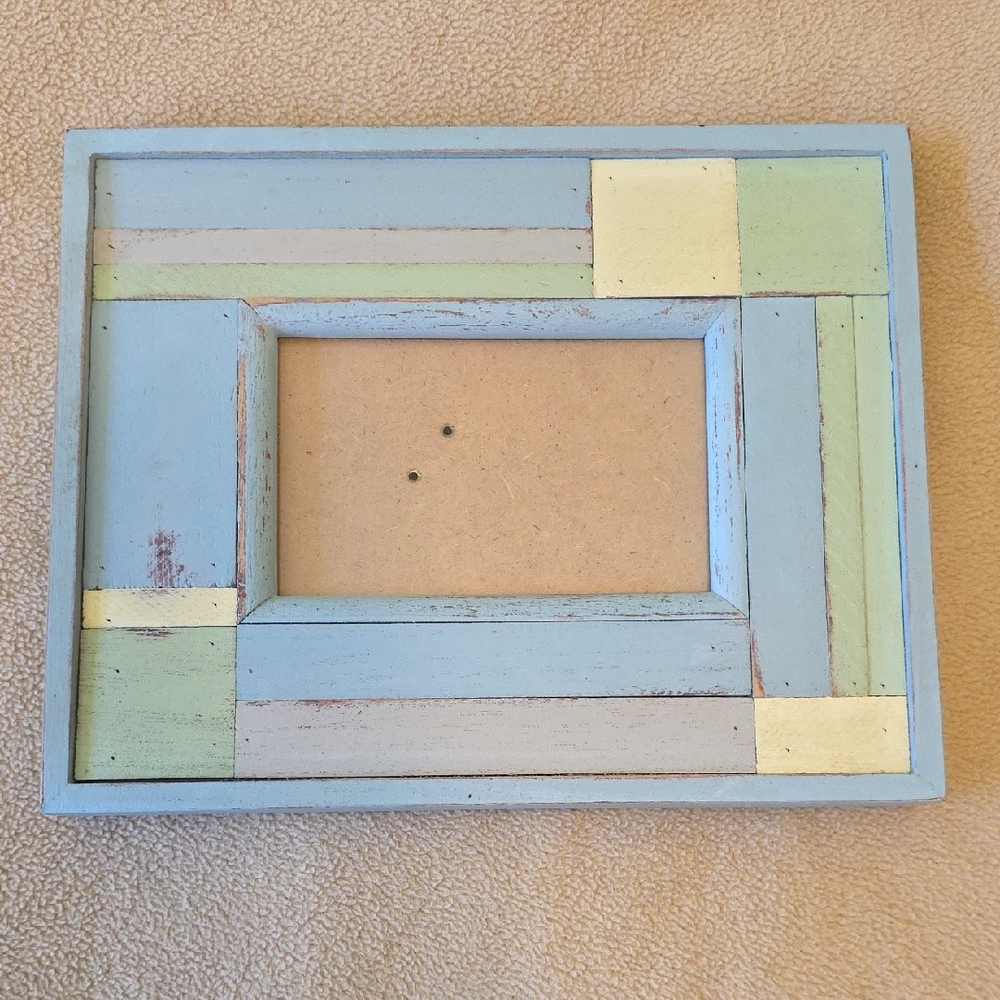 Multicolor Wooden Picture Frame